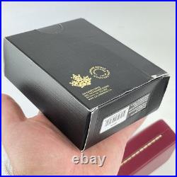 Canada 2019 $10 Ten Dollar 2oz Two Ounce Fine Silver Maple Leaf Coin Boxed