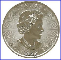 Canada 2020 Maple Leaf 5 Dollars Titanic Colored 1 Oz Silver. 999