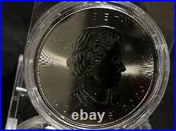 Canada 2020 Maple Leaf-Bejeweled Spider 1 Oz Silver Coin