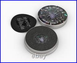 Canada 2025 $5 Maple Leaf Dark Spider 1 oz Silver Coin with Bejeweled Insert