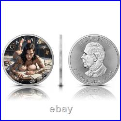 Canada 2025 Maple Leaf -Dare Disturb Edition 1 oz Colorised Silver Art Coin