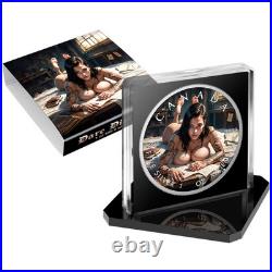 Canada 2025 Maple Leaf -Dare Disturb Edition 1 oz Colorised Silver Art Coin