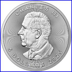 Canada 2025 Maple Leaf -Stone Zodiac Aries Edition 1 oz Colorised Silver Coin