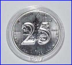 Canada 25 Years Maple Leaf 2013 Silver 1 oz Silver Silver Canada 5 Dollars