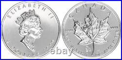 Canada 5 Dollar 1999 Maple Leaf Privy Mark Y2K, 1 Ounce Silver St 127889