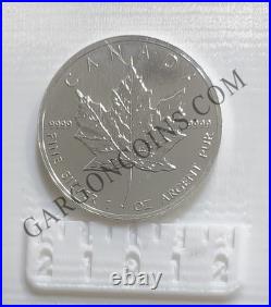 Canada 5 Dollars 1995 1 Ounce Pure Silver Maple Leaf