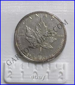 Canada 5 Dollars 1999 1 Ounce Pure Silver Maple Leaf