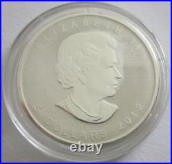 Canada 5 Dollars 2012 Maple Leaf Fabulous 15 Privy 1 Oz Silver