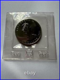 Canada Elizabeth II 5 Dollars 1989 Silver Maple Leaf 1 Oz Silver Coin SEALED
