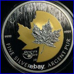 Canada Fifty Dollars $15 2013 Maple Leaf 5oz 155g SILVER Proof Box and COA (MD)