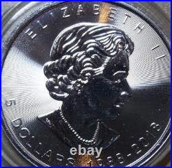 Canada Maple 5 Dollar 1988-2018 Silver 1 OZ F #5731 30th Anniversary Colored