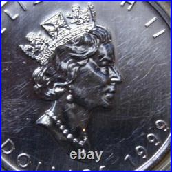 Canada Maple 5 Dollars 1999 Silver 1 oz F#5732 KM#187.9 Privy Y2K Only 10,000