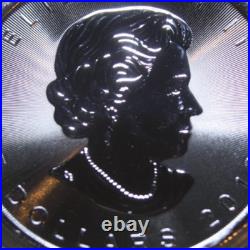 Canada Maple Leaf 2018 1 oz Silver. 9999 BU 5 Dollars in Capsule #F7448