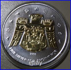 Canada Maple Leaf 5 Dollar 2009 Silver 1 OZ Km# 863 F #5761 st-Bu Thunderbird