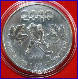 Canada Maple Leaf 5 Dollar 2010 #KM998 1 OZ F #4759 st-Bu Vancouver-Whistler