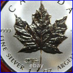 Canada Maple Leaf 5 Dollar 2014 1 OZ F #4986 Privy Mark World Money Fair