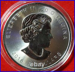 Canada Maple Leaf 5 Dollars 2016 Silver 1 Oz F#5095 BU DC Comics Superman Shield
