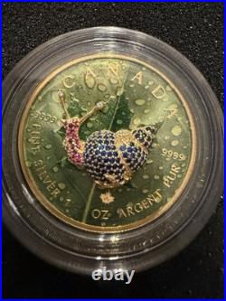 Canada Maple Leaf Privy 1 Oz Of Silver Mintage 100 Very Rare Uncirculated. 999