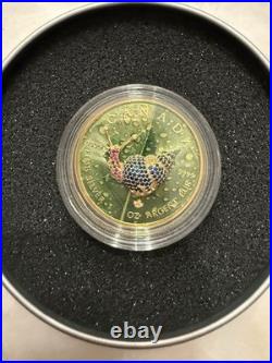 Canada Maple Leaf Privy 1 Oz Of Silver Mintage 100 Very Rare Uncirculated. 999