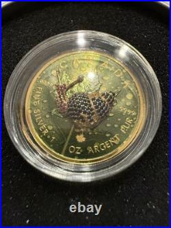 Canada Maple Leaf Privy 1 Oz Of Silver Mintage 100 Very Rare Uncirculated. 999
