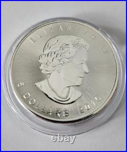 Canada Maple Leaf Troy 1oz Silver Coin. 999 Sterling Silver