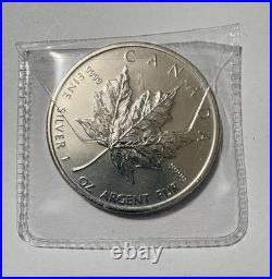 Canada Mint 2010 Maple Leaf Silver Bullion Coin 1oz. 9999 Fine