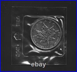 Canada/USA Maple Leaf/Silver Eagle 1987-89 Silver 1 oz 999.9 Silver Bullion Coin
