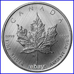 Canada Winnipeg $5 Dollars Silver Coin, Tailored Maple Leaf, UNC, 2021