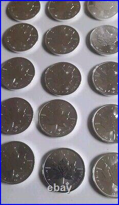 Canadian Maple Leaf 2020 1oz 9999 Silver Bullion Coins Full Tube Lot1