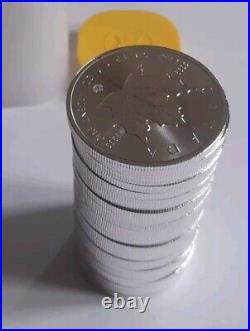 Canadian Maple Leaf 2020 1oz 9999 Silver Bullion Coins Full Tube Lot2