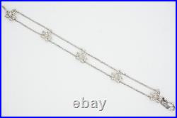 Christian Dior Vintage 1990s Ivy Maple Leaf Crystals Openwork Bracelet, Silver Christian Dior Vintage 1990s Ivy Maple Leaf Crystals Openwork Bracelet, Silver