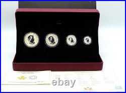 Coin Fine Silver Proof Canada Maple Leaf Fractional Set 2017 BOX COA AUCT