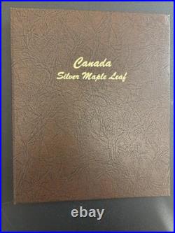 Custom Dansco Album#7215 Canadian Silver Maple Leaf, Pages 1-5, 1988-2031, #4