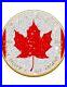 DIAMOND FLAG Maple Leaf 1 Oz Silver Coin 5$ Canada 2024