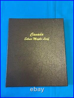 Dansco Canada Silver Maple Leaf Coin Album 4 pages