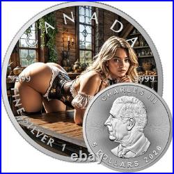 Farmhouse Desire Edition 2026 $5 1oz Silver Maple Leaf Coloured Coin 200 Mintage