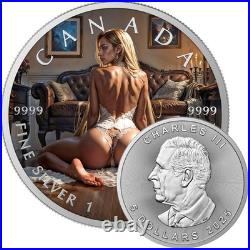 Forbidden Elegance Edition 2026 $5 1 oz Silver Maple Leaf Coin 200 Mintage