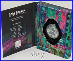 GRIM REAPER II Cyberpunk 1 Oz Silver Coin 2024 Canada