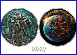 Grim Reaper Armageddon VI Maple Leaf 1 oz Silver Coin 2023 Canada Mintage 400