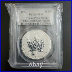 High Grade 2012 Canada $5 Maple Leaf Titanic 1oz SILVER + NGC certified? Deals