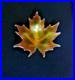 Hroar Prydz Norway Sterling Silver Enamel Maple Leaf Brooch andersen david