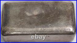 Johnson Matthey 7 Oz Old Pour Loaf Silver Bar. 999 Fine Silver Bar Maple Leaf