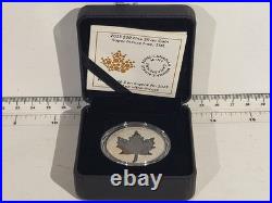 (L1191) Canada 2023 20$ SUPER INCUSE SILVER MAPLE LEAF SML Rhodium 1 oz 0.999