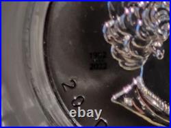 (L1191) Canada 2023 20$ SUPER INCUSE SILVER MAPLE LEAF SML Rhodium 1 oz 0.999 (L1191) Canada 2023 20$ SUPER INCUSE SILVER MAPLE LEAF SML Rhodium 1 oz 0.999