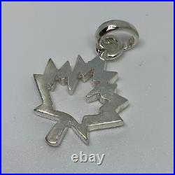 LINKS OF LONDON Ladies Charm Sterling Silver 925 Maple Leaf SS NEW RRP165