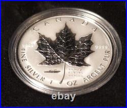 Legacy of Liberty WWII Maple Leaf Set of 3 Rev Proof. 999 Silver 1 OZ with COA