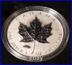 Legacy of Liberty WWII Maple Leaf Set of 3 Rev Proof. 999 Silver 1 OZ with COA