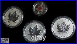 Legacy of Liberty, WWII, Silver Maple Leaf Set of 3 Proof, 999 Pure Silver 1 OZ