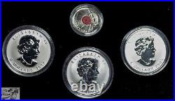 Legacy of Liberty, WWII, Silver Maple Leaf Set of 3 Proof, 999 Pure Silver 1 OZ