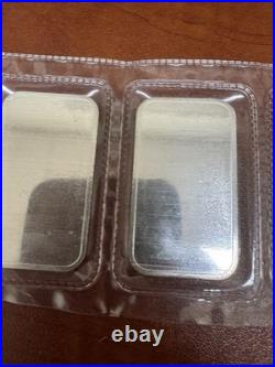 Lof (5) Consecutive Numbered 1oz Engelhard Maple Leaf Silver Bars Sealed MINT